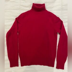 Lord & Taylor Bold Red Turtleneck Sweater